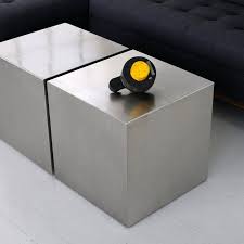 Subscribe to receive periodic news about promotions, product launches, and gus* modern events. Stainless Steel Cube End Table Gus Modern Modern Accent Tables Cube Table