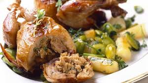 Cailles Farcies Sauce Foie Gras Recette Caille Farcie Recettes De Cuisine Recette