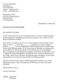 Check spelling or type a new query. Muster Bewerbung Als Produktionshelfer In
