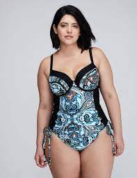 Swim Tank With Princess Seaming Built In Balconette Bra Original Price 68 50 78 50 Ava Plus Size Swimsuits Plus Size Swimwear Women S Plus Size Swimwear