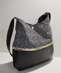 Sac A Main Noir Dore Bi Matiere Sac A Main Sacs A Main Noir Sac