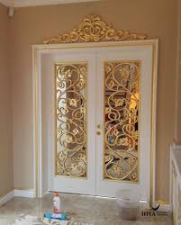 Avangard Oda Kapi Cnc Kesim Kapak Model Ayna Ust Taci Tasarim Avangard Room Pooja Room Door Design Door Glass Design Room Door Design
