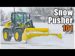 Maybe you would like to learn more about one of these? How To Snowplow With A Wheel Loader Snow Pusher 101 Youtube