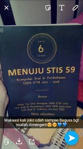 Soal spmb 2007 dan pembahasan. Lagi Nyari Buku Usm Stis Buat Persiapan Fisher Education Facebook