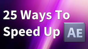 Select project file share the love. After Effects 25 Ways To Speed Up After Effects Youtube