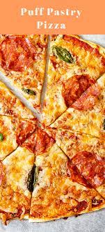 Puff Pastry Pizza Puff Pastry Pizza Recipes Margherita Pizza Recipe