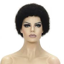 Wigs made of 100% human hair or remy human hair can be curled and styled, just like your own hair. Lydell 100 Human Hair Wigs For Black Women Men African American Kinky Curly Short Wig Black Buy Online In Bahamas At Bahamas Desertcart Com Productid 67341604