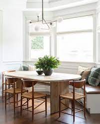 Dealing with comfortable breakfast nook design, here are 20 incredibly stunning breakfast nook ideas that you'll fall in love with when it comes to having a smart design for your eating space, a cozy breakfast nook design is a key. Mid Century Modern Breakfast Nook Built In Bench Dining Room Small Modern Dining Room Dining Room Bench