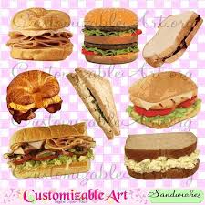 Burger Clipart Digital Burgers Clip Art Hamburger Clipart Etsy Clip Art Chicken Burgers Burger