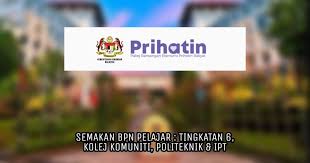 Gunakan bantuan yang diberikan dengan berhemah sejajar dengan status anda sebagai seorang pelajar yang cemerlang. Semakan Bpn Pelajar Tingkatan 6 Stam Diploma Ipt