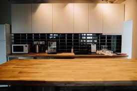 They're vibrant but not in the most colorful manner. Kitchen With Black Tile Backsplash Novocom Top