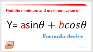 We did not find results for: Formula Derive Of Max And Mini Value Of Asinx Bcosx Formula Derive Max Min Value Youtube