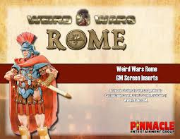 Weird Wars Rome Game Masters Screen Inserts Pdf
