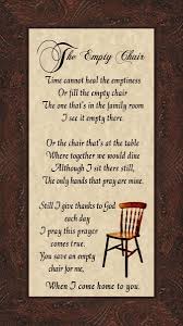 Amazon Com The Empty Chair Memorial Bereavement Poem Frame Gift In Remembrance With Words Of Encouragement Words Of Encouragement Memorial Poems Funeral Poems