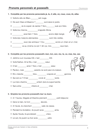 Schulaufgaben & klassenarbeiten gymnasium klasse 5. Sekundarstufe Unterrichtsmaterial Franzosisch Grammatik