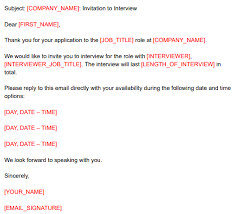 A cover letter can also help you make a generic resume appear more tailored for t. 7 Types Of Interview Invitation Templates Hr Must Have