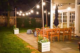 I'll be doing the same. Diy Planter With Pole For String Lights At Charlotte S House