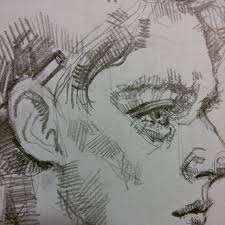 Drawing By Saera Drawing Doodling Doodle Scribble Sketch Drawings Face Drawing Portrait Drawing