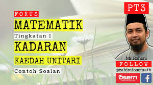 Kbat sejarah spm via www.slideshare.net. 01 Kadaran Kaedah Unitari Matematik Pt3 Tingkatan 1 Youtube