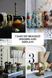 Bracelets, display, booth, shop, inspiration, craft shows, craft tables, decoration,. 7 Easy Diy Bracelet Holders And Displays Styleoholic