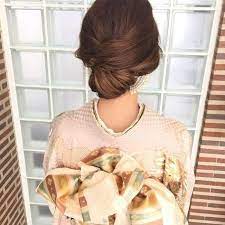 ひねりを入れて表情を出したスタイル 茶道をする時に真似したいヘアスタイル 髪型 アレンジ カットの参考に ゴージャスなヘアスタイル 訪問着 髪型 留袖 ヘアアレンジ