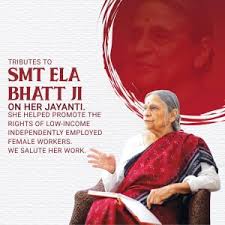 Remembering Smt Ela Ramesh Bhatt Advertisement For Google Business Profile