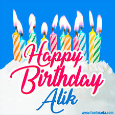 08 alik gyunashyan du ches karox. Happy Birthday Gif For Alik With Birthday Cake And Lit Candles Download On Funimada Com