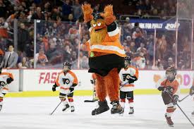 Have a look at the mascots through the years: Philadelphia Police Won T Charge Flyers Mascot Gritty With Punching A Teenager