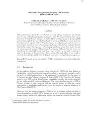 Get this location maps and gps coordinates. Pdf Stakeholder Management In Designing Csr Activities The Case Of Bank Islam