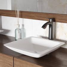 vigo vessel sink matte white matte
