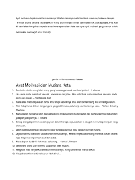 Jika dikatakan wahhada syai'a a. Ayat Motivasi Dapat Menaikkan Semangat Kita Terutamanya Pada Hari Isnin Memang Terkenal Dengan