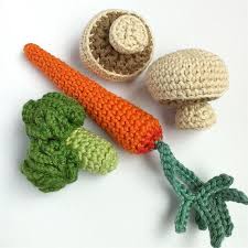 6 Crochet Fruit Vegetables Crochet Vegetables By Littleconkers 21 00 Crochet Food Crochet Fruit Crochet Mushroom