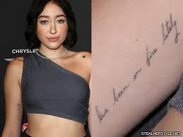 Quote tattoos also known as word tattoos range from simplistic fonts to very elaborate cursive fonts. 60 Lyrics Tattoo Photos Meanings Steal Her Style
