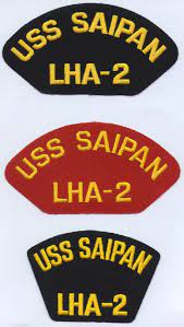 Uss Saipan Lha 2 Original Hat Patches Hat Patches Patches For Sale Patches
