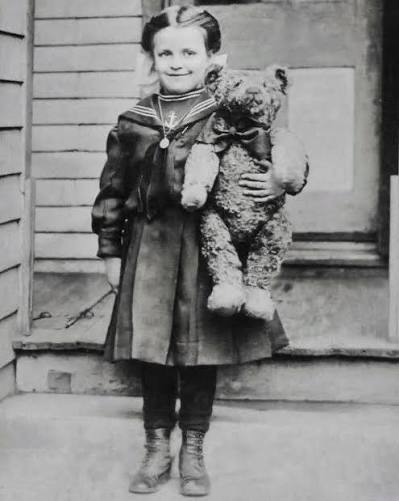 On this day in history, February 15, 1903, the first teddy bear went up for  sale. Morris Michtom (1870-1938) put a “Teddy Bear” made by his wife, Rose  (1867-1937), in the window