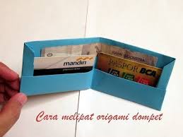 Cara Melipat Origami Dompet Origami Wallet Tutorial Youtube Dompet Origami Youtube