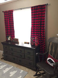 I found this to be a very well made set with a bold black and white pattern on the comforter and shams that seem to be a very popular farmhouse look. Curtain Panels Or Valance Check In Red Black Buffalo Check Dbc Baby Bedding Co