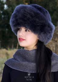 Dark Grey Baby Alpaca Fur Hat Ladies Womens Fine Alpaca Hat Etsy Fur Hat Baby Alpaca Cossack Hat