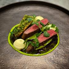 Peppery tender beef meets citrusy butter herb sauce for a match made in heaven. Home Cook Fillet Steak Herb Crust Parsnip Parsnip Puree Parsley Emulsion And Oil And A Port Sauce Davidjrickett
