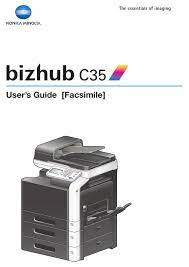 The software installer includes 2 files and is usually about 3.52 mb 3,685,893 bytes. Konica Minolta Bizhub C35 User Manual Pdf Download Manualslib