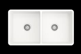 This sink is a great value for money deal with a seamless exterior, useful accessories and an overall sturdy construction. Classico 33d Farmhouse Apron Front Fireclay 33 Double Bowl Kitchen Sink White