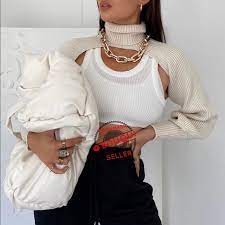 View all tops bandeau tops basic tops blouses bodysuits bralets cami tops corset tops crop tops floral tops going out tops graphic tops hoodies jumpers long sleeve tops maternity tops Buy Zara Sweater Arm Warmer Off 54