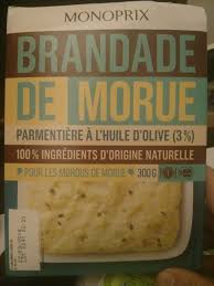 Brandade De Morue Parmentiere A L Huile D Olive 3 Monoprix 300g