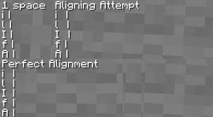 The native resolution of minecraft's textures were 16×16 (measured pixels in block height and width). Map Making Font Pixel Spacers Align Text Perfectly Anywhere Minecraft Texture Pack
