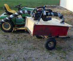 Build A Vacuum Wagon For Spring Cleanup Lawn Vacuum Backyard Drainage Wagon
