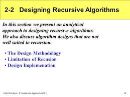 Recursion Chapter 2 Objectives Upon Completion You Will Be Able To Ppt Video Online Download