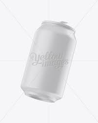 330ml Aluminium Can With Matte Finish Mockup In Can Mockups On Yellow Images Object Mockups Mockup Free Psd Design Mockup Free Free Packaging Mockup