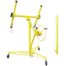 Red Line Drywall And Panel Hoist With Extension Rlp9016 The Home Depot In 2020 Drywall Lift Hanging Drywall Paneling