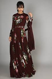 Floral printed partyware designer gown with dupatta. Shop Designer Floral Anarkali Dresses Pernia S Pop Up Shop 2021
