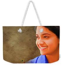 Digital Art Karthik #5 Round Beach Towel by Karthik Keyan